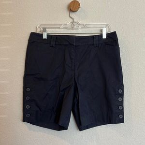 Talbots. Like new. 8. Navy blue shorts.